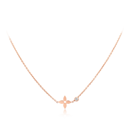 [Amore Jewels]BLOSSOM PENDANT PINK GOLD AND DIAMOND