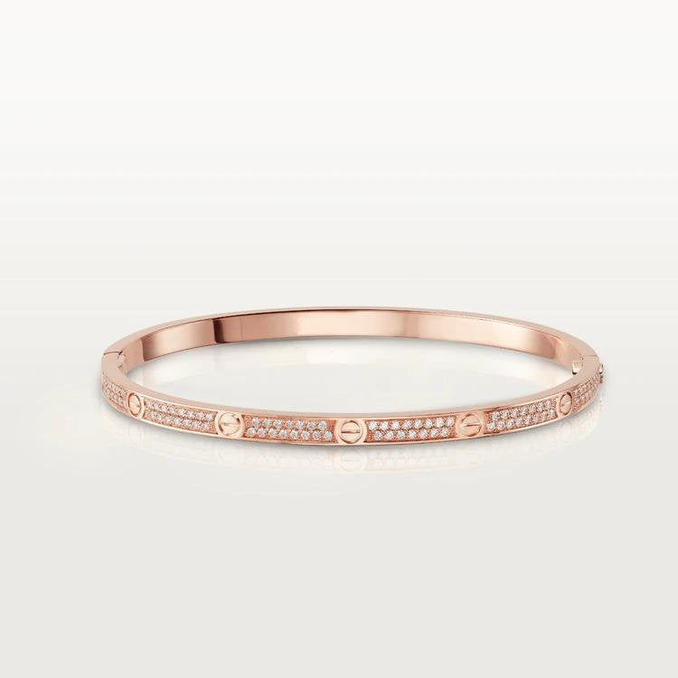 [Amore Jewels]LOVE BRACELET 3.65MM DIAMOND-PAVED