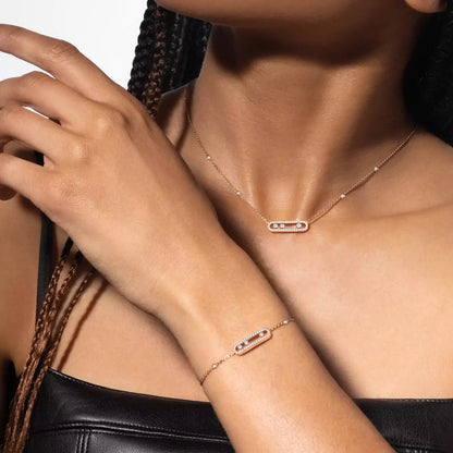 [Amore Jewels]Pavé Baby Move Diamond Bracelet