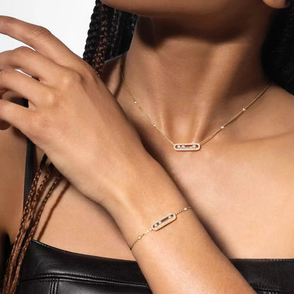 [Amore Jewels]Pavé Baby Move Diamond Bracelet