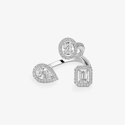 [Amore Jewels]  Diamond Ring 0,25ct My Twin Trilogy