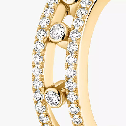[Amore Jewels]Diamond Pave_ Hoop Earrings Move