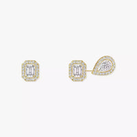 [Amore Jewels]Diamond Earrings 0,10ct My Twin 1+2