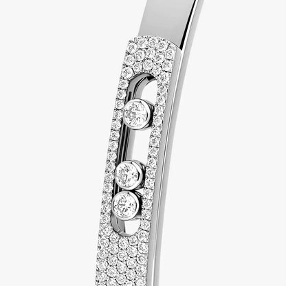 [Amore Jewels]Move Noa Rose Gold Pavé Diamond Bangle Bracelet