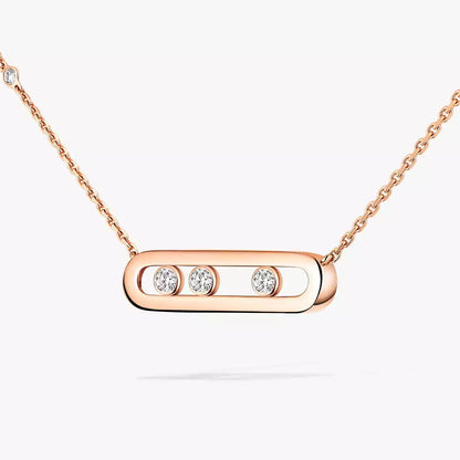 [Amore Jewels] Baby Move Gold Diamond Necklace