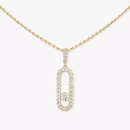 [Amore Jewels]Move Uno Diamond Necklace in Rose Gold