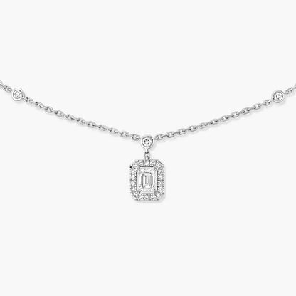 [Amore Jewels]My Twin Diamond Necklace in Silver