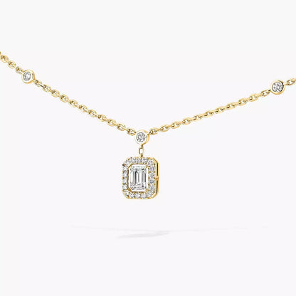 [Amore Jewels]My Twin Diamond Necklace in Silver