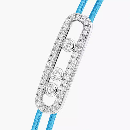 [Amore Jewels]Messika Care(s) pink cord pavé bracelet