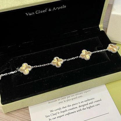 [Amore Jewels] CLOVER 5 MOTIF LASER BRACELET COLLECTION