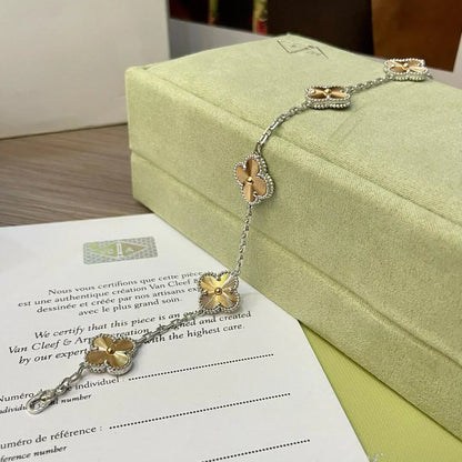 [Amore Jewels] CLOVER 5 MOTIF LASER BRACELET COLLECTION