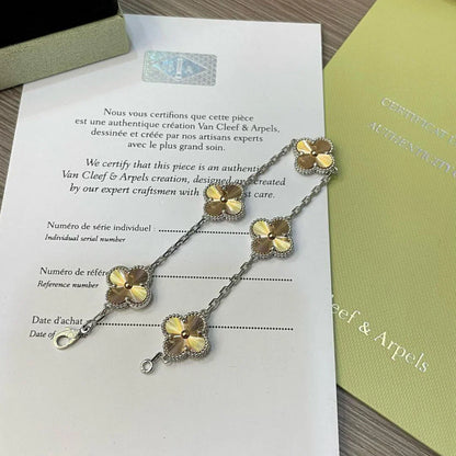 [Amore Jewels] CLOVER 5 MOTIF LASER BRACELET COLLECTION