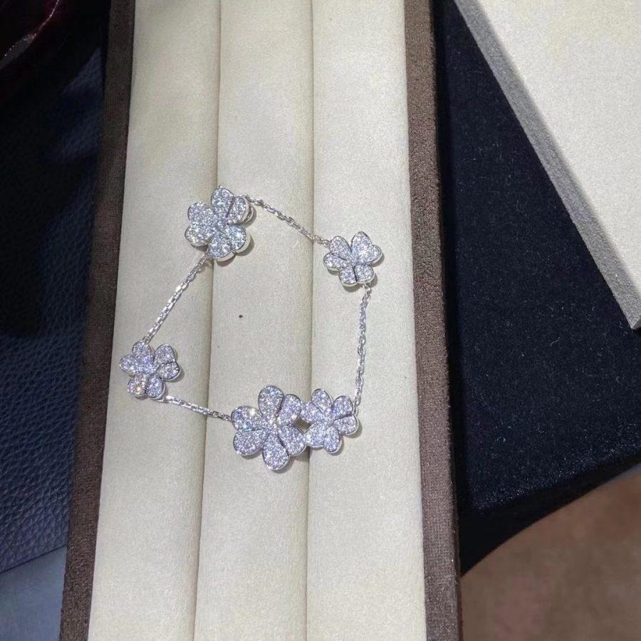 [Amore Jewels]FRIVOLE SILVER 5 FLOWERS BRACELET