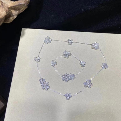 [Amore Jewels]FRIVOLE SILVER 5 FLOWERS BRACELET