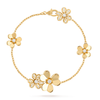 [Amore Jewels]FRIVOLE GOLD 5 FLOWERS BRACELET