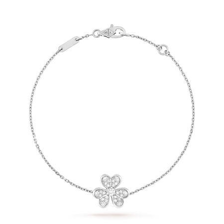 [Amore Jewels]FRIVOLE SILVER FLOWER DIAMOND BRACELET