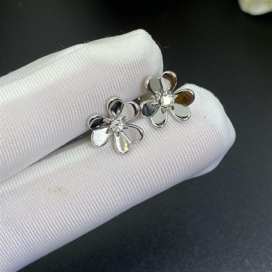 [Amore Jewels]FRIVOLE MINI SILVER FLOWER EARRINGS