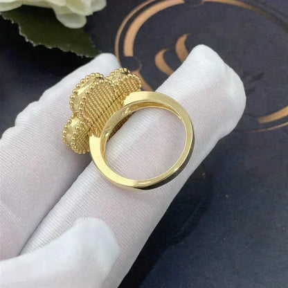 [Amore Jewels]CLOVER WHITE MOP RING