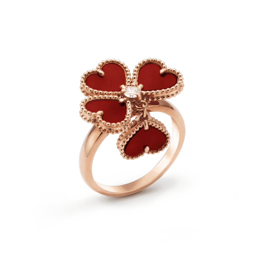 [Amore Jewels]SWEET CLOVER CARNELIAN RING