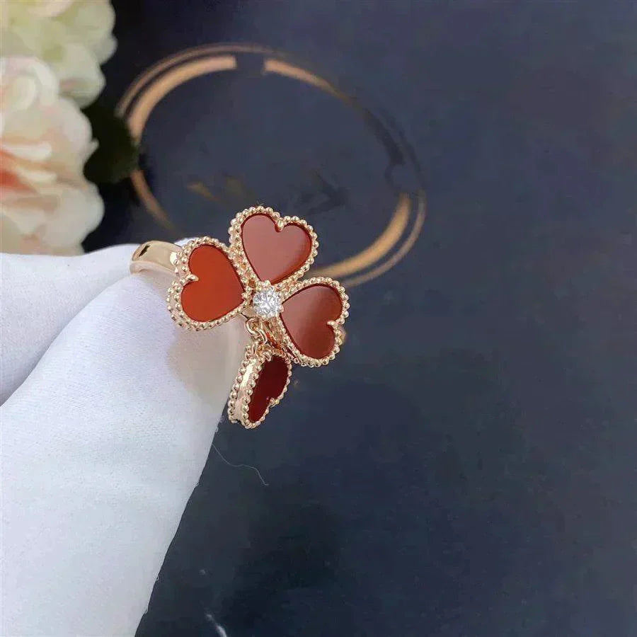 [Amore Jewels]SWEET CLOVER CARNELIAN RING