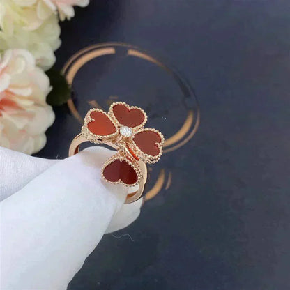 [Amore Jewels]SWEET CLOVER CARNELIAN RING