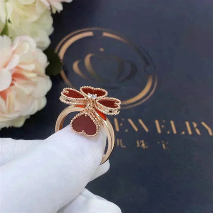 [Amore Jewels]SWEET CLOVER CARNELIAN RING