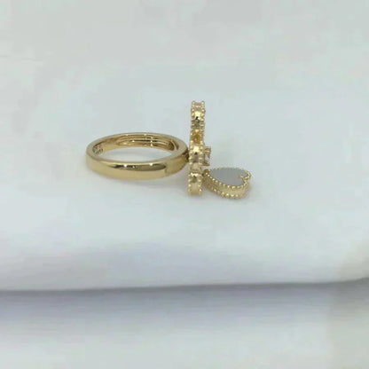 [Amore Jewels]SWEET CLOVER WHITE MOP RING