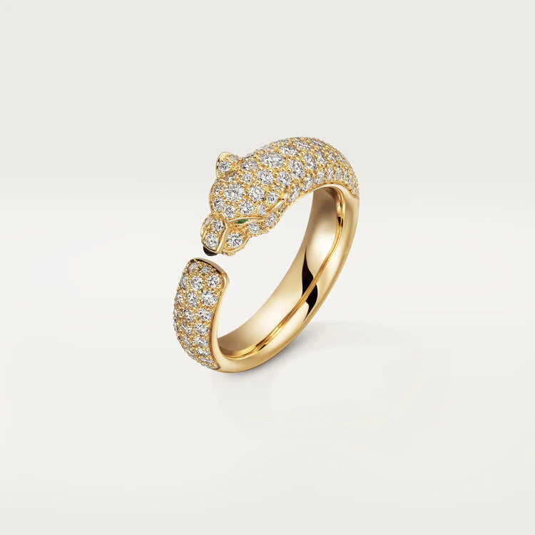 [Amore Jewels]PANTHERE PINK GOLD DIAMOND RING