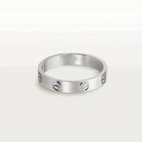 [Amore Jewels]LOVE RING 4MM 1 DIAMOND SILVER